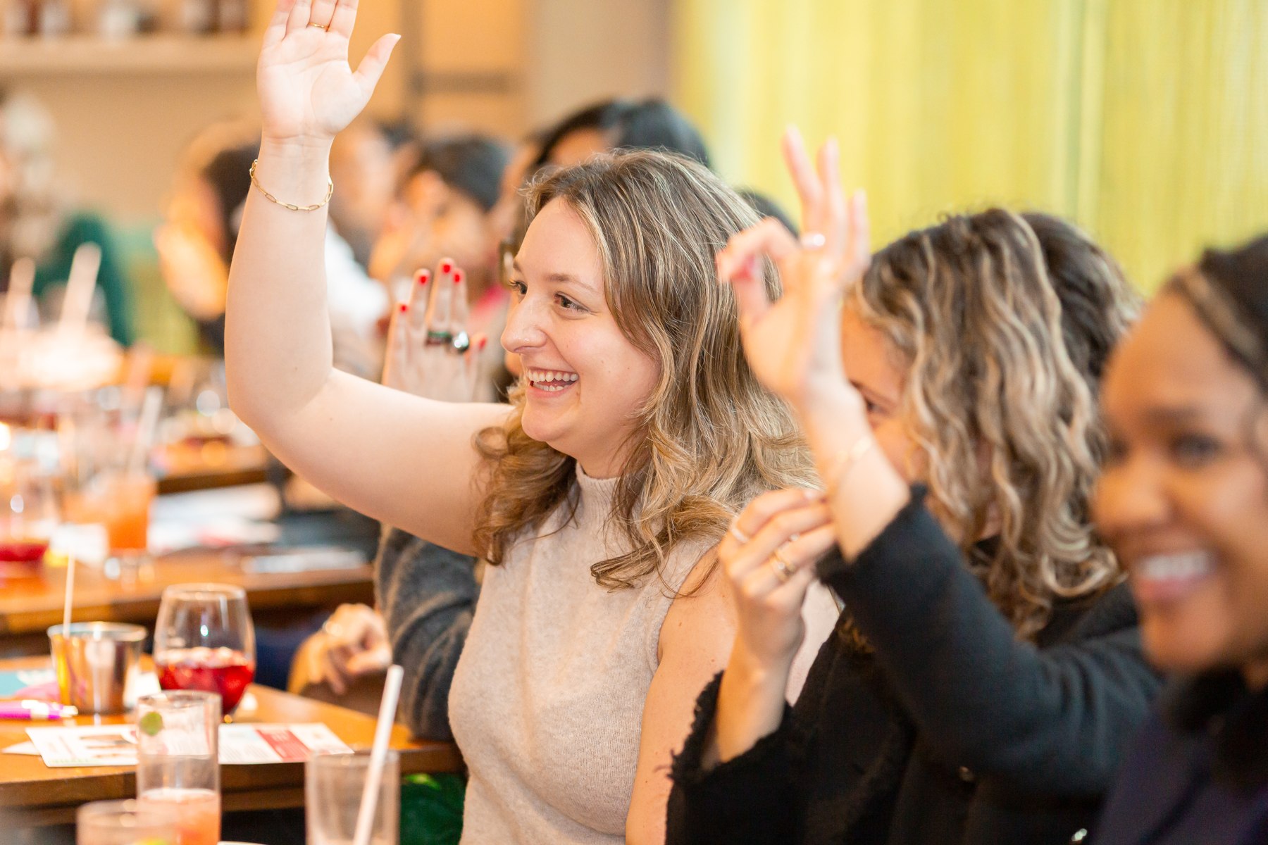 Audience engagement at the Women Paying It Forward event